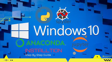 Install: Anaconda Python : Jupyter Notebook: Spyder :  on Window 10 : Step by step Guide.