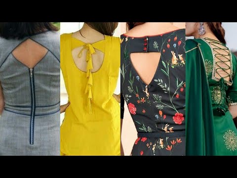 50 Latest Back Neck Designs For Kurti and Salwar Suits 2022