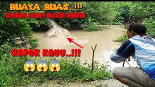 Begini Jadinya Kalau Mancing Udang Galah Di Spot Berpenghuni Buaya Buas..!!!