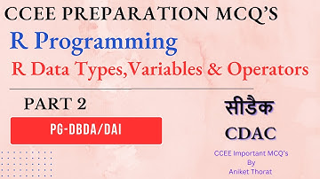 CDAC | CCEE Preparation MCQ