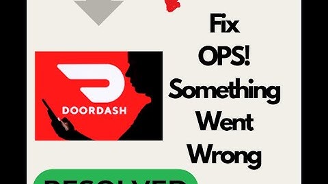 "Fix DoorDash 