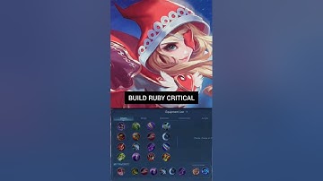 BUILD ITEM TERSAKIT HERO RUBY MOBILE LEGEND #mlbb #mobilelegends