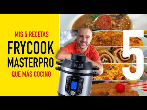 Mis 5 recetas que más cocino con la OLLA FREIDORA DE AIRE FRYCOOK MASTERPRO