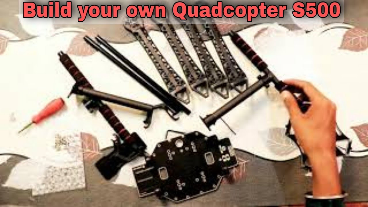 Build your own Quadcopter S500 Part 1- frame assembly | How to make a drone at Home in Hindi