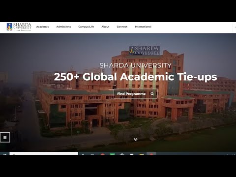 sharda Students'  Online registration process 2020| sharda university