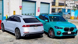 РЕАЛЬНАЯ ЖИЗНЬ В GTA 5 - ОБМЕНЯЛ СВОЮ BMW X5 НА AUDI Q8 С ПРОБЕГОМ! ВОТЕР