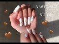 Nude Abstract Nails | Nails At Home | Safiya Jordan