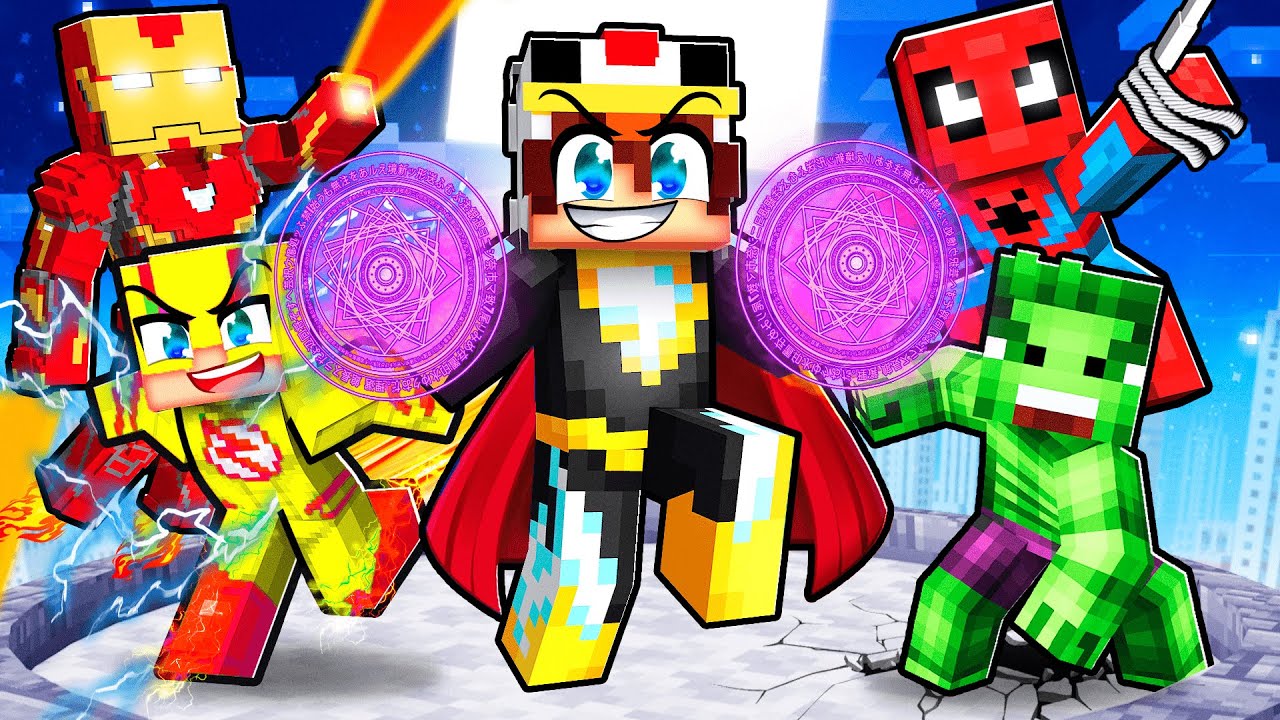 INFILTRÉ un Serveur Réservé aux SUPER HÉROS sur Minecraft !