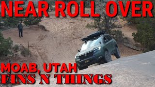 3.5 inch lifted Honda - Near Roll Over on Fins N Things, Moab, Utah (April Fools 2021)