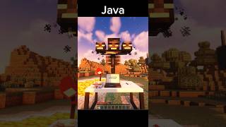 Pocket Edition Vs Java