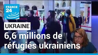 Ukraine : 6,6 millions de réfugiés ukrainiens en Europe • FRANCE 24