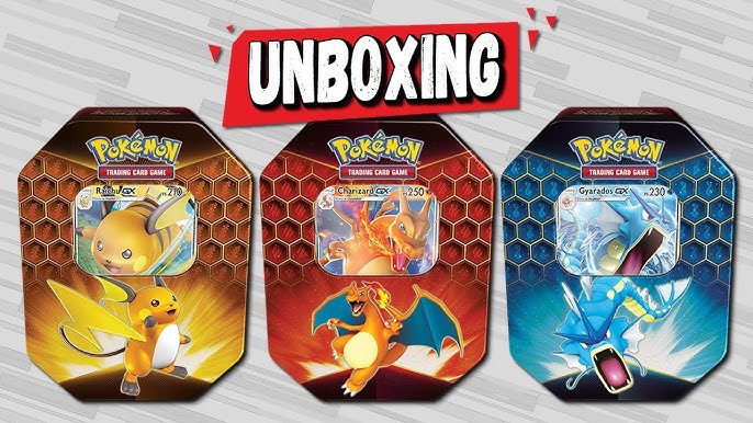 Lata Pokémon Aliados GX - Pikachu e Zekrom! (UNBOXING) 