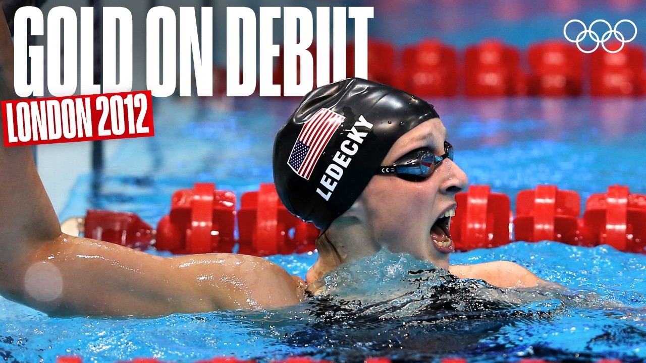 GOLD ON DEBUT! Katie Ledecky's First-Ever Olympic Swim 🇺🇸🥇 | Olympic Debuts