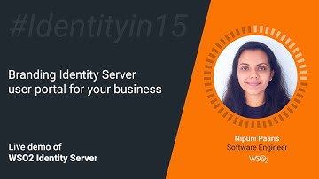 Branding Identity Server user portal for your business #Identityin15