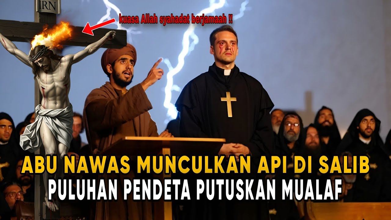Debat Panas! Abu Nawas Vs Puluhan Pendeta Berakhir mengejutkan,