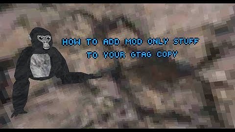 How to add Mod Only Stuff to your Gtag Copy