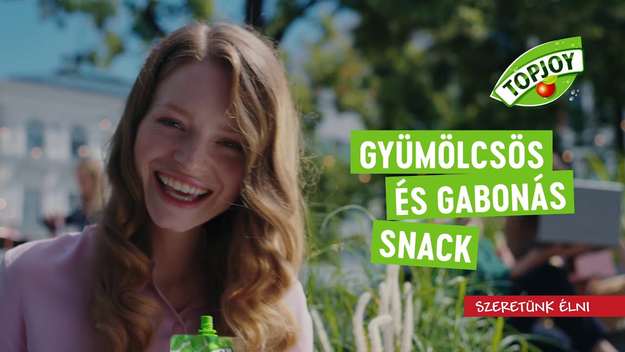 Topjoy püré és snack reklám 2021