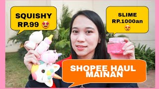 SHOPEE HAUL SQUISHY START RP.99 DAN SLIME TERMURAH | SQUISHY HAUL | SLIME HAUL