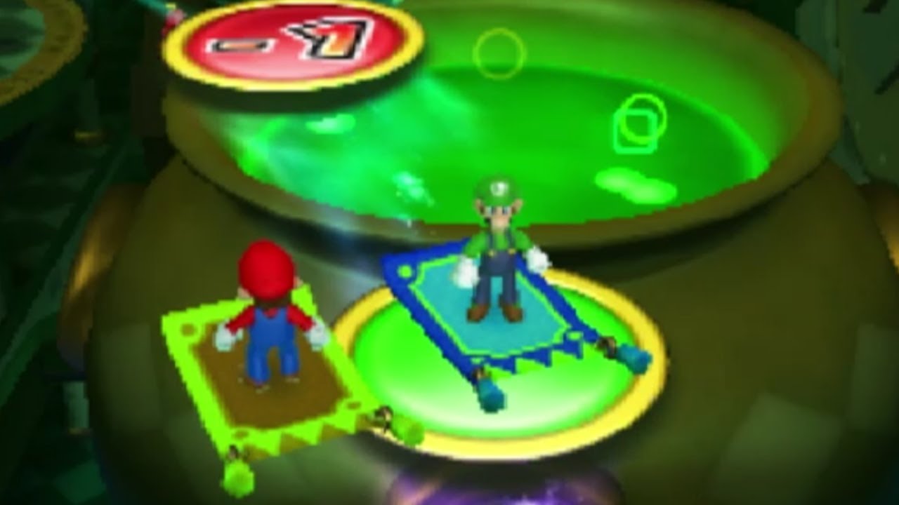 Mario Party Island Tour - Kamek's Carpet Ride - Luigi vs Daisy vs Mario vs Wario