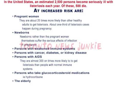 Listeria and Listeriosis the basics explained simply. What it is, how you get it, the symptoms, who is at risk. Listeria outbreak, Tony Clement, Maple Leaf Packers, Maple Leaf Foods, Maple Leaf Meats Schneiders meats, Canada Listerosis