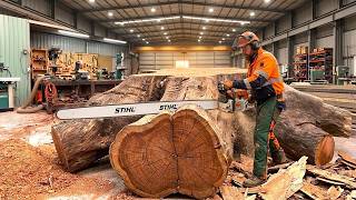 WOW! Woodworking Art: Watch Guy Create Thousand Dollar Table From ABANDONED Hundred-Year-Old Stump