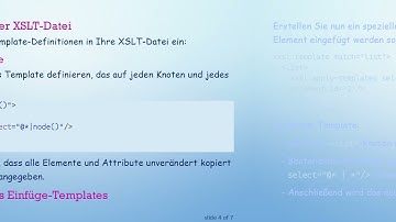 Wie man einfach XML in einen bestehenden XML-Knoten mit XSLT einfügt