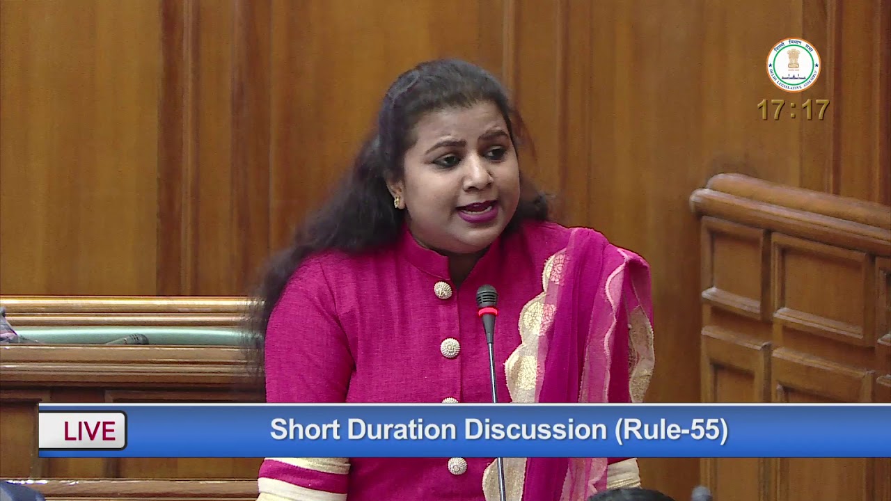 Rakhi Birla spoke about Women safety at Delhi Assembly on 2/12/2019