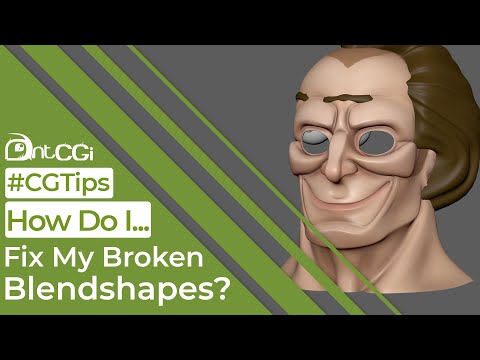 #CGTip | How Do I Fix My Broken Blendshapes?