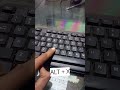 dvd 📀 symbol Short cut key #dvd #computer #tricks #viral #video #shorts
