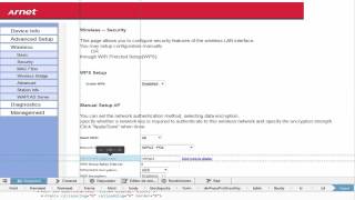 configuracion avanzada Modem Arnet P.DG A4001N (modo admin)