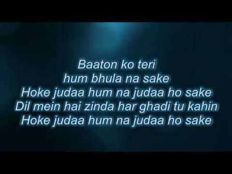 Baaton ko teri full song with lyrics~ALL IS WEEL~ARJIT SINGH