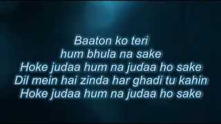 Baaton ko teri full song with lyrics~ALL IS WEEL~ARJIT SINGH