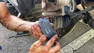 2 Minutes on How to Replace Front Brake Pads for Proton Exora .