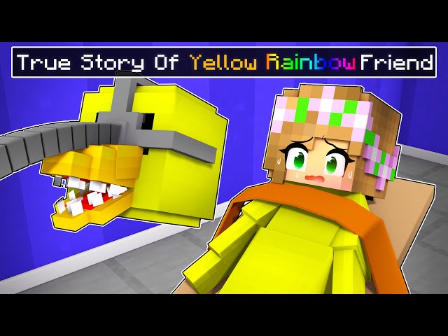 YELLOW RAINBOW FRIENDS 1ST BIRTHDAY! (Minecraft) 