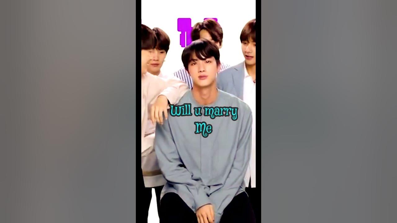 Abcdefgh i love u will you marry me part 5 bts jin shorts youtube