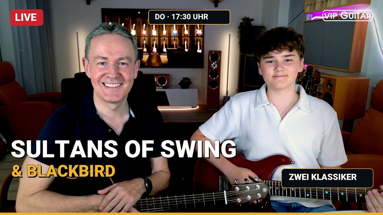 Jannis Langhorst und Tim Blesing live bei VIP-Guitar