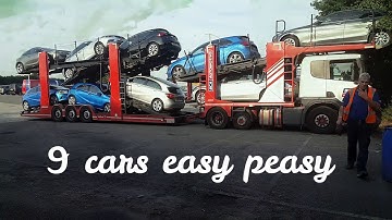 The day job, watch me load a car transporter.