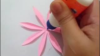 DlY How to make flowers with paper for any party program।।