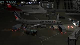 ARRIVEE LFPG   SAM GROUND HANDLING DELUXE X PLANE 11