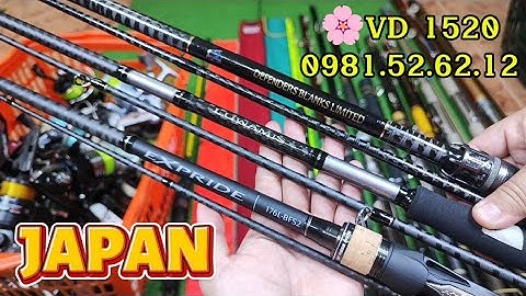 VD 1520:Thanh Lý Cần & Máy Câu Bãi🔥Cần Rút Mini Carbon 1m8🔥Cần Lure SHIMANO #Lunamis #Expride Japan