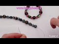 Beading Tutorial to attach a simple clasp to Flexrite string for making bracelets and necklaces.