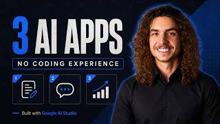 I Built 3 AI Apps With ZERO Coding Experience