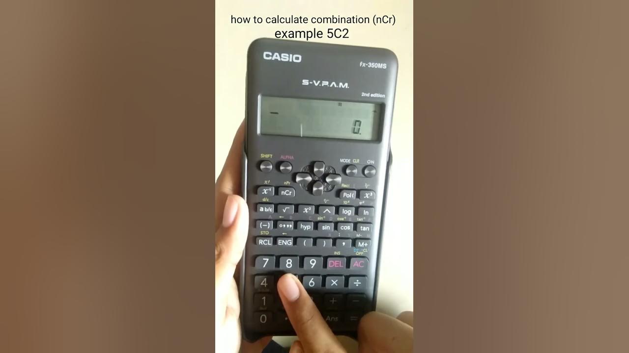 how-to-calculate-combination-ncr-in-scientific-calculator-youtube