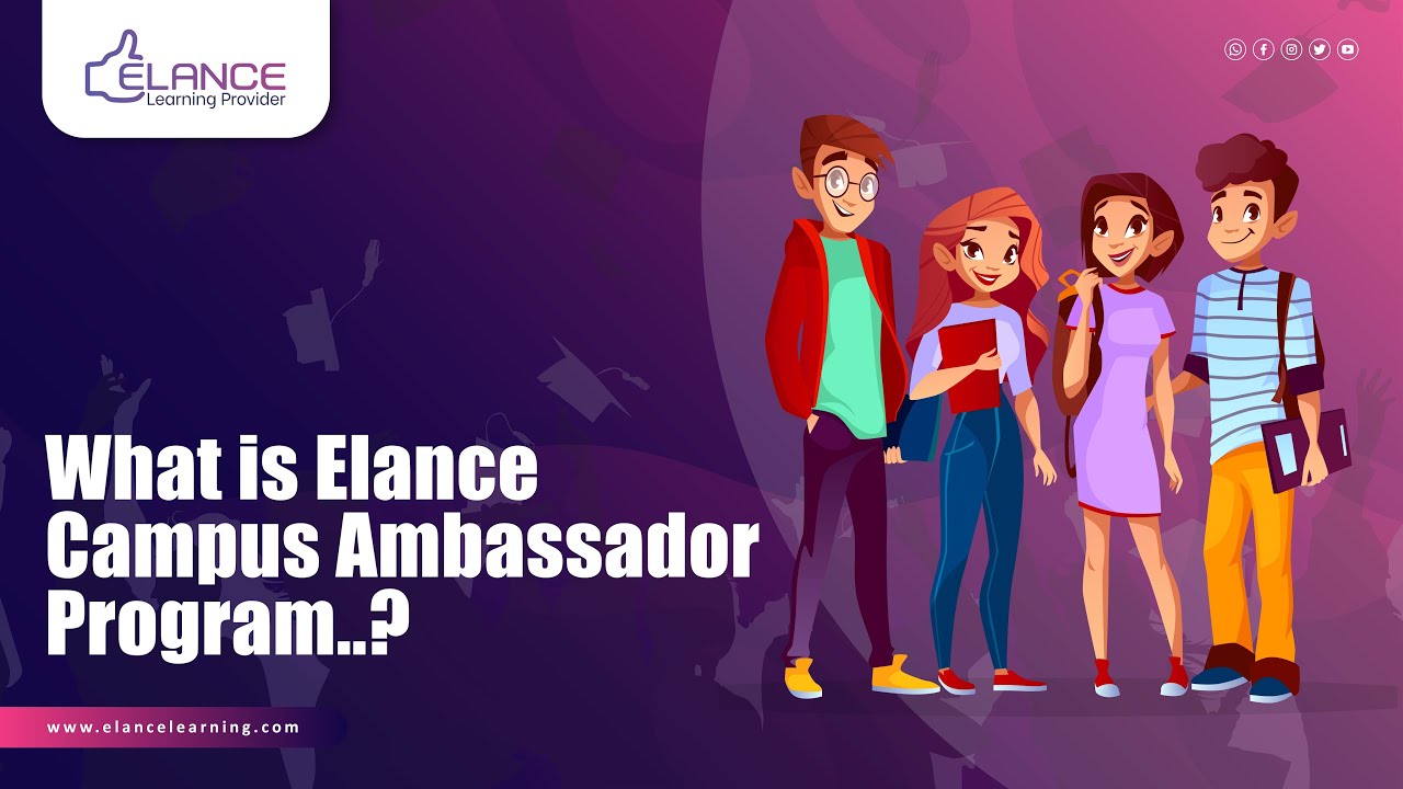 Elance Campus Ambassador Program Elance Learning Provider YouTube