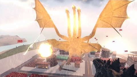Godzilla King of The Monsters (recreated with kaiju universe roblox) GODZILLA KoTM @Isabellenhy07