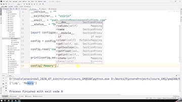 Définir un fichier INI dans Python