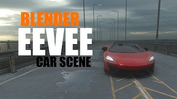 Blender EEVEE - Scene Car test