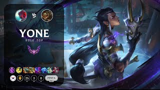 Yone Top vs Renekton - KR Master Patch 14.5