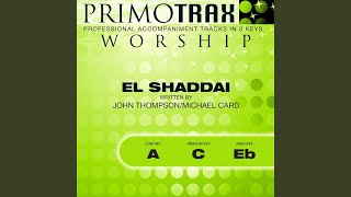 El Shaddai (Medium Key: C with Backing Vocals) (Performance Backing Track)