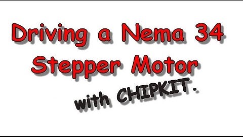 Driving a Nema 34 Stepper Motor with ChipKit